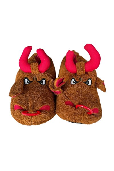 Liger Unisex Αντιολισθητικά και ηχομονωτικά παπούτσια σπιτιού με φιγούρες - TABA RED