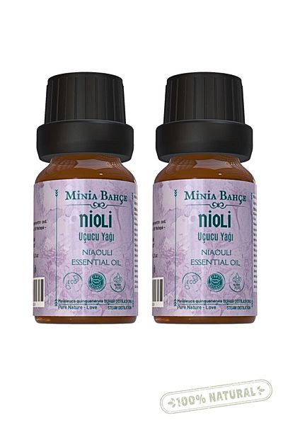 Minia Bahçe Bitki ve Sanat Atölyesi Nıoli Essential Oil - Certified and 100% Pure, 10ml X 2 Pieces