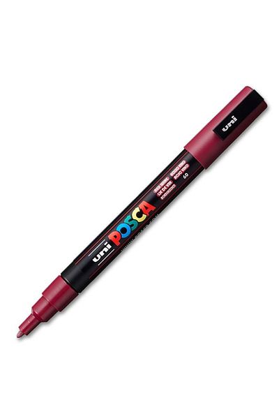 UNİ-BALL Red Water Based Felted Pen