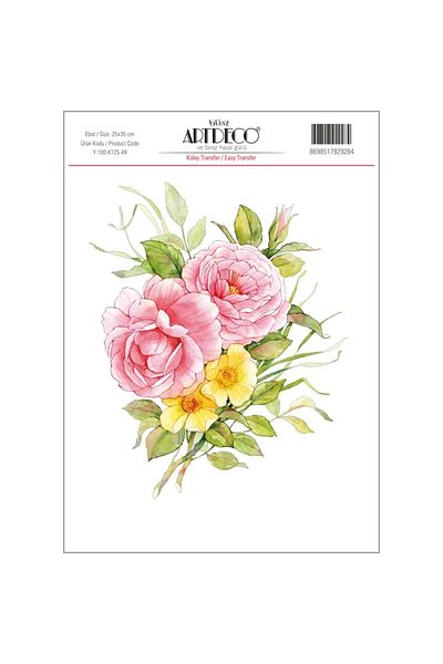 Artdeco Easy Transfer 25x35cm Pattern No:49