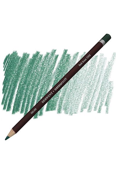 Derwent Coloursoft - Soft Curry Pen - Dark Green C410