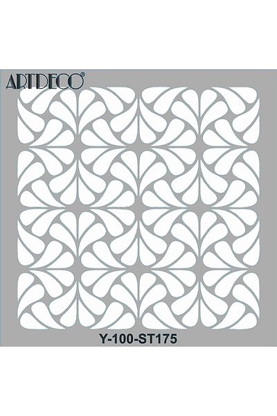 Artdeco Stencil 30x30cm Geometric Pattern 175