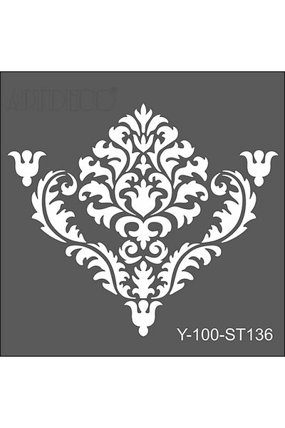 Artdeco Stencil 30x30cm Damask-2 136