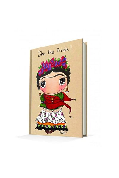 DEFFTER She The Frida/ Nihi Hard Cover A5 Lined Notebook 96 Yp