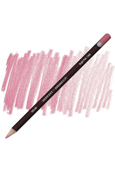 Derwent Coloursoft - Soft Dry Color Pen - Bright Pink C200