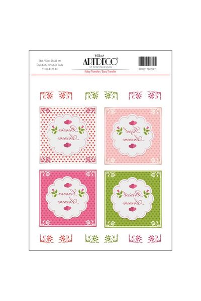 Artdeco Easy Transfer 25x35 cm Pattern No 64
