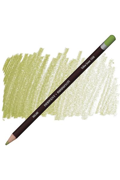 Derwent Coloursoft - Soft Curry Pen - Yellow Green C450