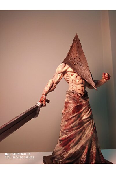 Kingdom of 3D Pyramid Head Figür, Silent Hill 2 Heykel, Büyük Boy Figür, Pira...