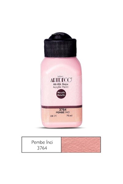 Artdeco Metalik Akrilik Boya 75 Ml. Pembe Inci