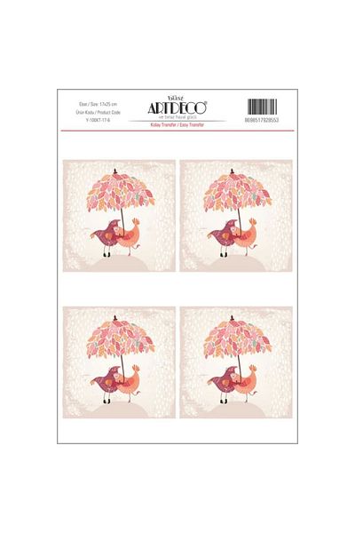 Artdeco Easy Transfer 17x25cm Pattern No:6