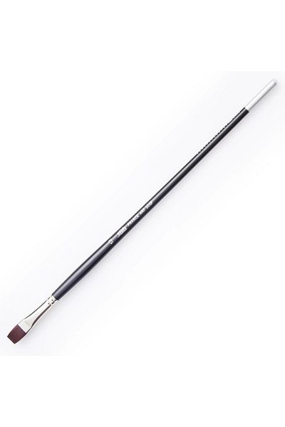 Pebeo 200f/12 Synthetic Tip Handle Oil Acrylic Brush Black No:12