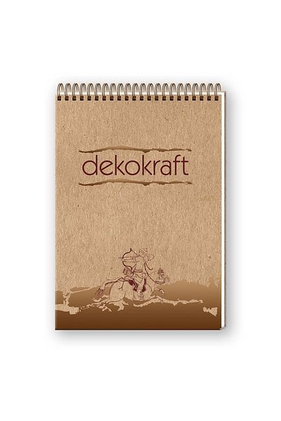KESKİN COLOR Sharp Dekokraft A4 Spiral Notepad Striped 100 Yp