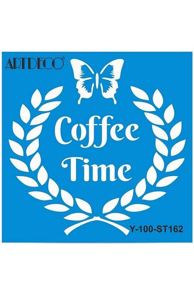 Artdeco Stencil 30x30cm Coffee Time-2 162
