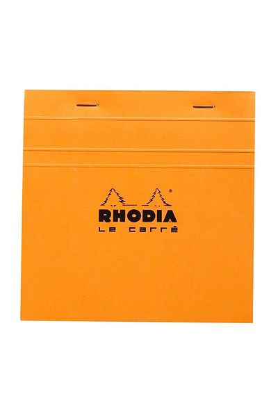 Rhodia Rhodia RT148200 148x148 Mm Checked Memo Pad Orange Cover 80 Yp
