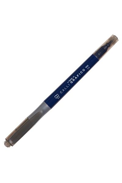 Dong-A Cut Nib Double Sided Calligraphy Pen Dark Gray No:33