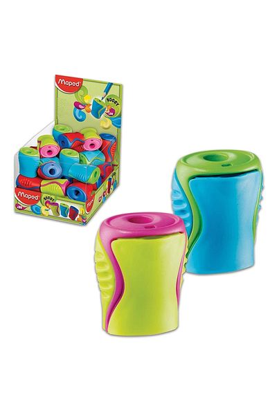 Maped 063311 Boogy Single Hole Pencil Sharpener with Chamber
