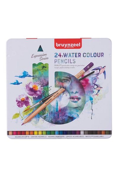 Bruynzeel Expression Water Color - Dry Water Color Pen Set 24 pcs