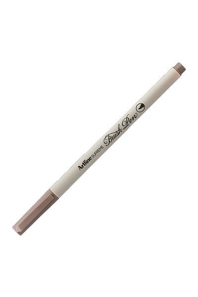 artline Supreme Epfs-f Brush Tip Pen Pastel Brown