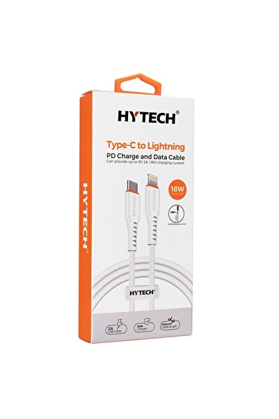 Hytech Hy-xpd10 Pd 1mt 2a 18w Type-c To Lıghtnıng Hızlı Şarj Kabl