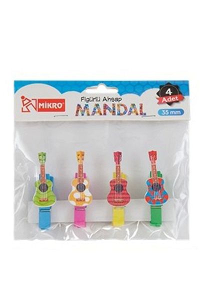 Mikro Fm-24/04 Figured Wooden Peg Colorful 35mm