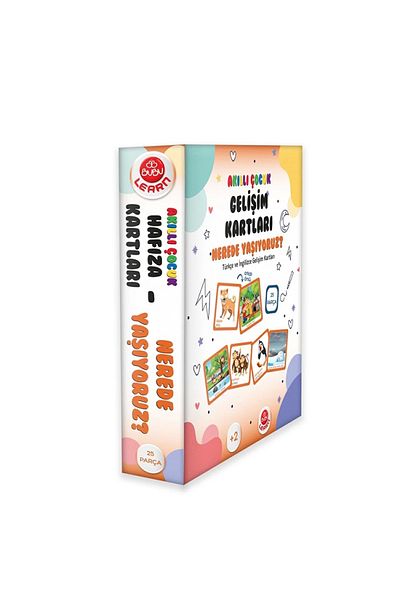 Bubu This-this Smart Children's Development Cards Where Are We Living?-lrn005