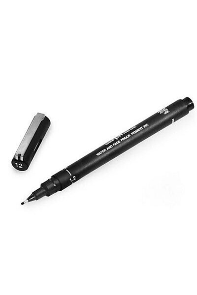 UNİ-BALL Uni Ball Pin 1.2 Fine Line Acrylic Tip Pen Black