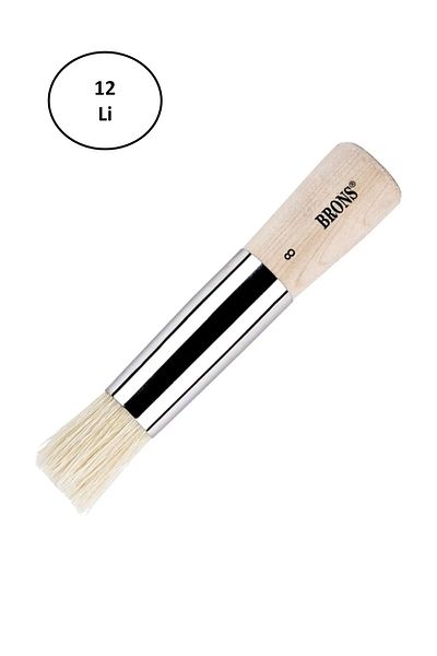 Brons Tampon Brush - No:8 Set of 12
