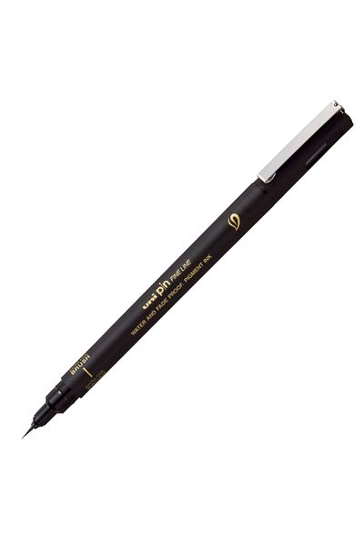 UNİ-BALL Uni Drawing Pin Br-500ef Extra Fine Line Brush Tip Pen Black