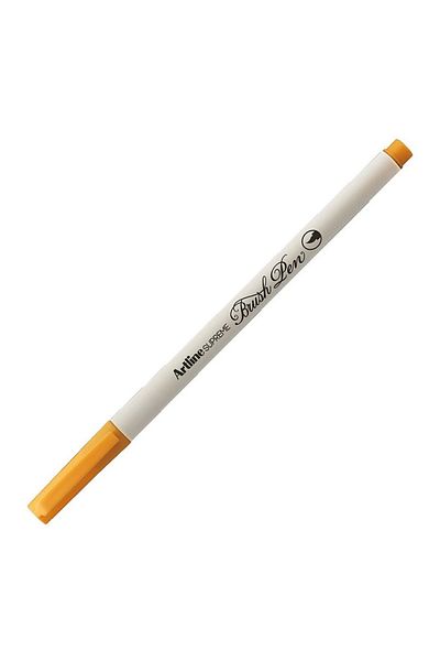 artline Supreme Epfs-f Brush Tip Pen Chrome Yellow
