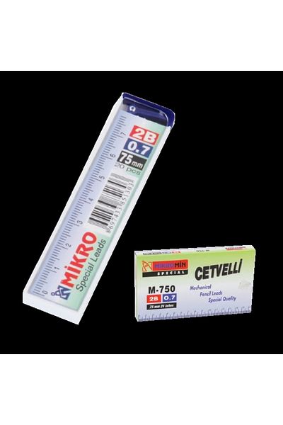 Mikro Min Ruled 2b 75 Mm 0.7 Mm M-750 24 Boxes