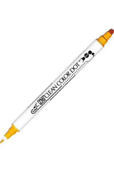 Zig Clean Color Double Tip Dot Pen Tc-6100 503 Summer Sun