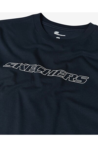 SKECHERS Γραφικό μπλουζάκι M Ανδρικό T-Shirt S202243-410 Navy Blue