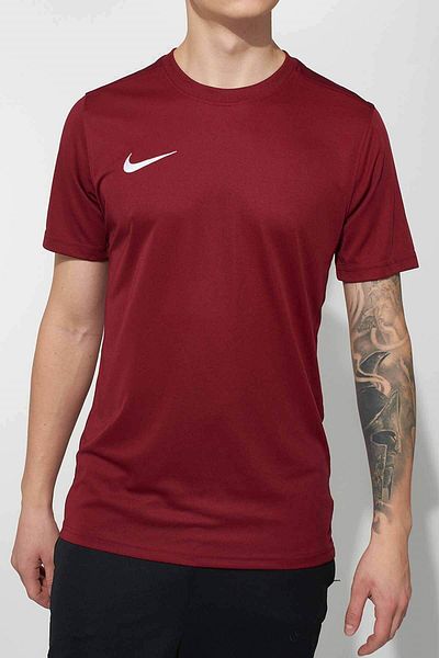 Nike Ανδρικό T-shirt Ss Park Vı Jsy725891-677-μπορντό