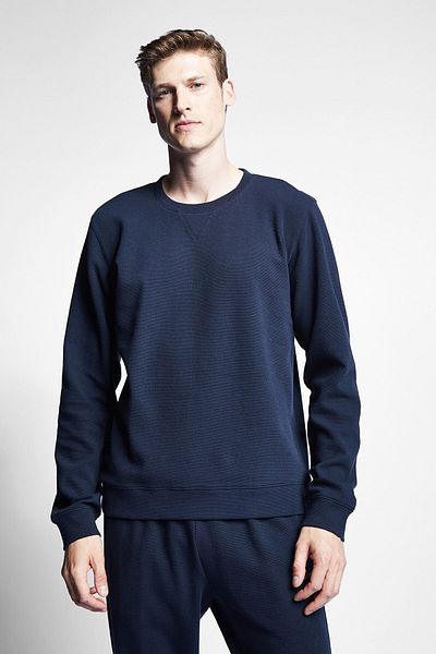 Lescon Ανδρικό φούτερ Navy Blue 22s-1232-22n