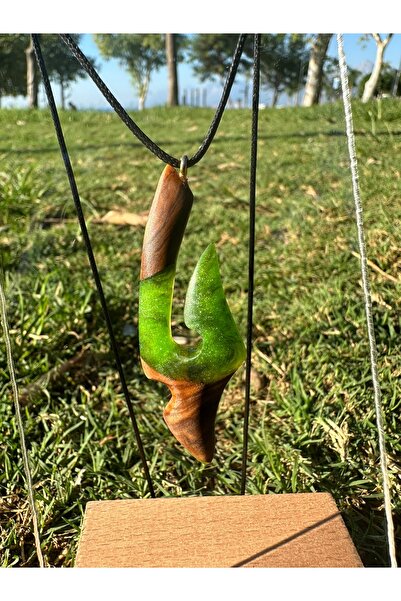 bo wood el yapımı zeytin ağacı maori  kolye