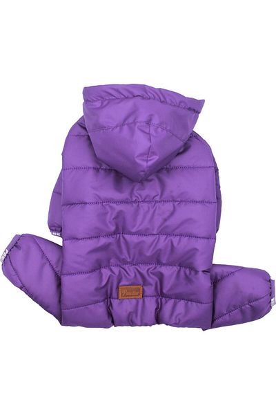 Pawstar Purple Sport Romper Jumpsuit-coat Raincoat Cat Dog Outfit for Small and Medium Breeds