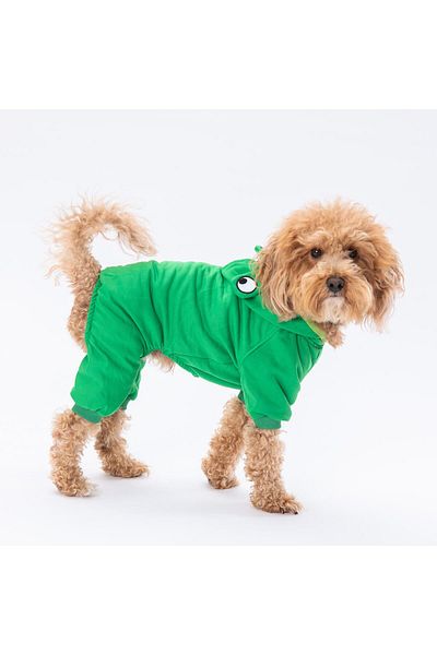 Pettrend Frog Cat Dog Jumpsuit - Cat Dog Outfit