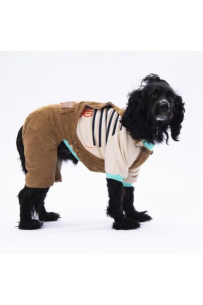 Pawstar Camel Salopet Cat Dog Jumpsuit Cat Dog Outfit