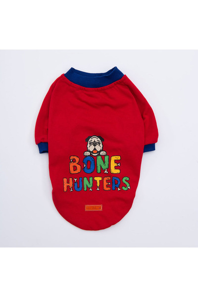 Pawstar Kırmızı Bone Hunter Köpek Sweati Köpek Kıyafeti Kedi Kıyafeti