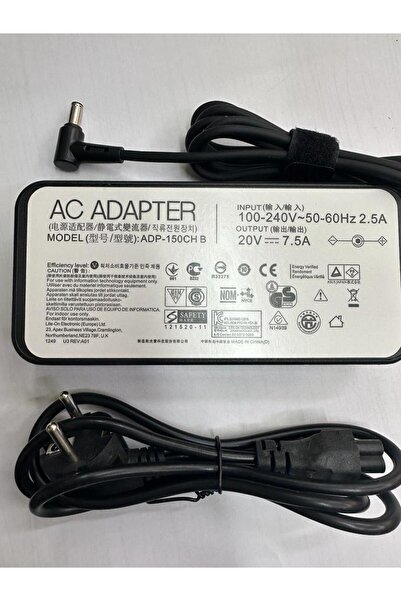 KEEPRO asus ile uyum 20 volt 7.5 amper 6.0 mm 3.7 mm iğneli notebook adaptörü
