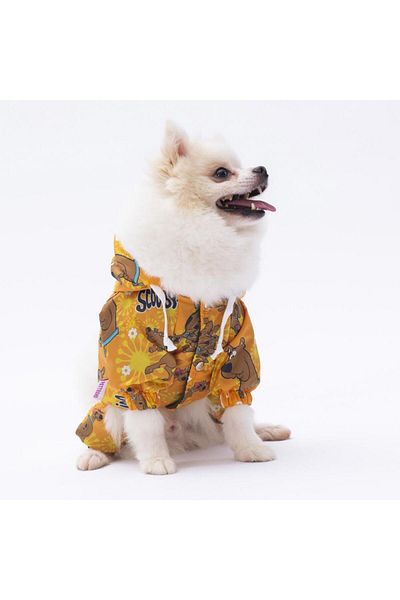Pettrend Scooby-doo Jumpsuit Raincoat Dog Apparel Dog Raincoat (BIG IRK)