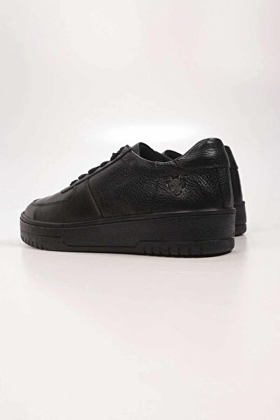 rekorsport Air Force V2 Hakki Δερμάτινα Γυναικεία Casual Αθλητικά Παπούτσια RS-6010Μαύρα