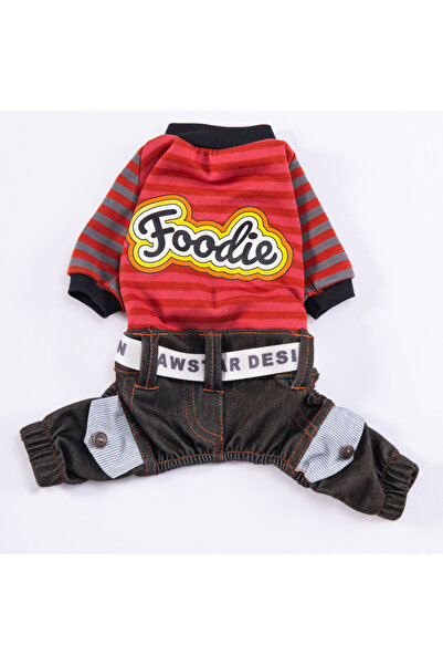 Pawstar Kiremit Foodie Köpek Tulumu Köpek Kıyafeti Kedi Kıyafeti