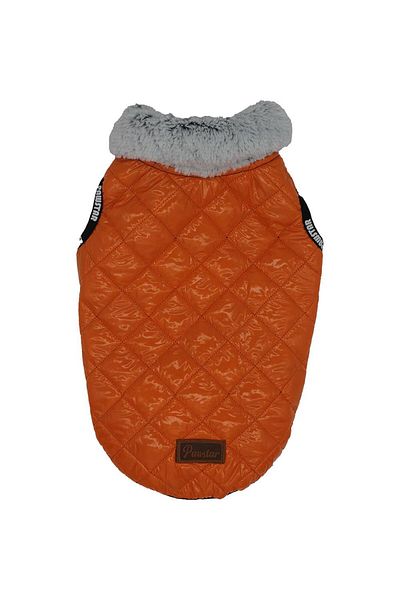 Pawstar Orange Moncler Vest for Small and Medium Breeds Cat Dog Outfit