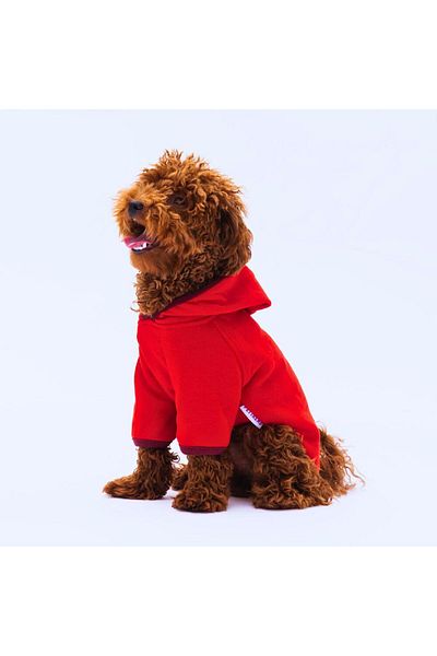 Pettrend Red Duck Hoodie Sweat Cat Dog Sweat Cat Dog Outfit