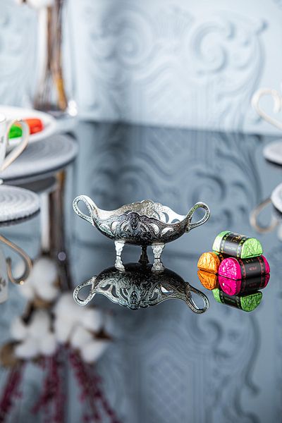 Sena Mini Size Metal Gondola Sugar Bowl with Feet (362)