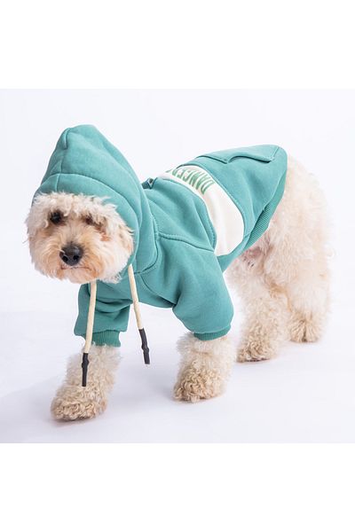 Pawstar Green Cute Dog Hoodie Dog Sweat Dog Outfit Cat Outfit