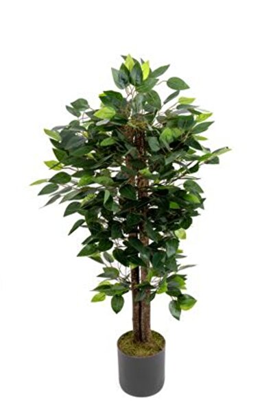 ERHAN FLOWERS 120 cm yapay benjamin ağacı doğal gövde