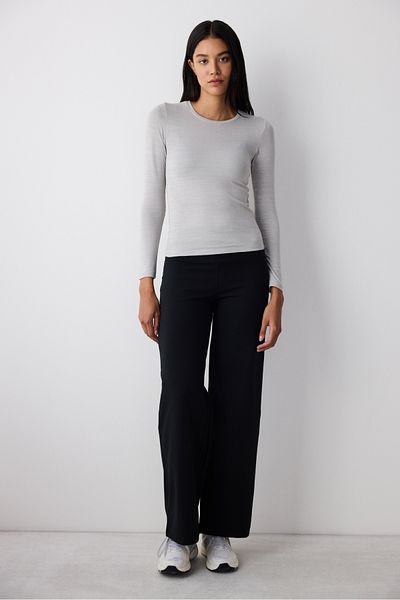 Penti Graues Melange-Top