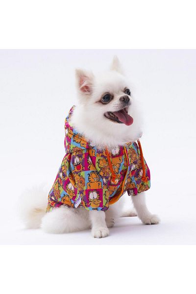 Pettrend Garfield Dog Coat Dog Apparel Dog Raincoat